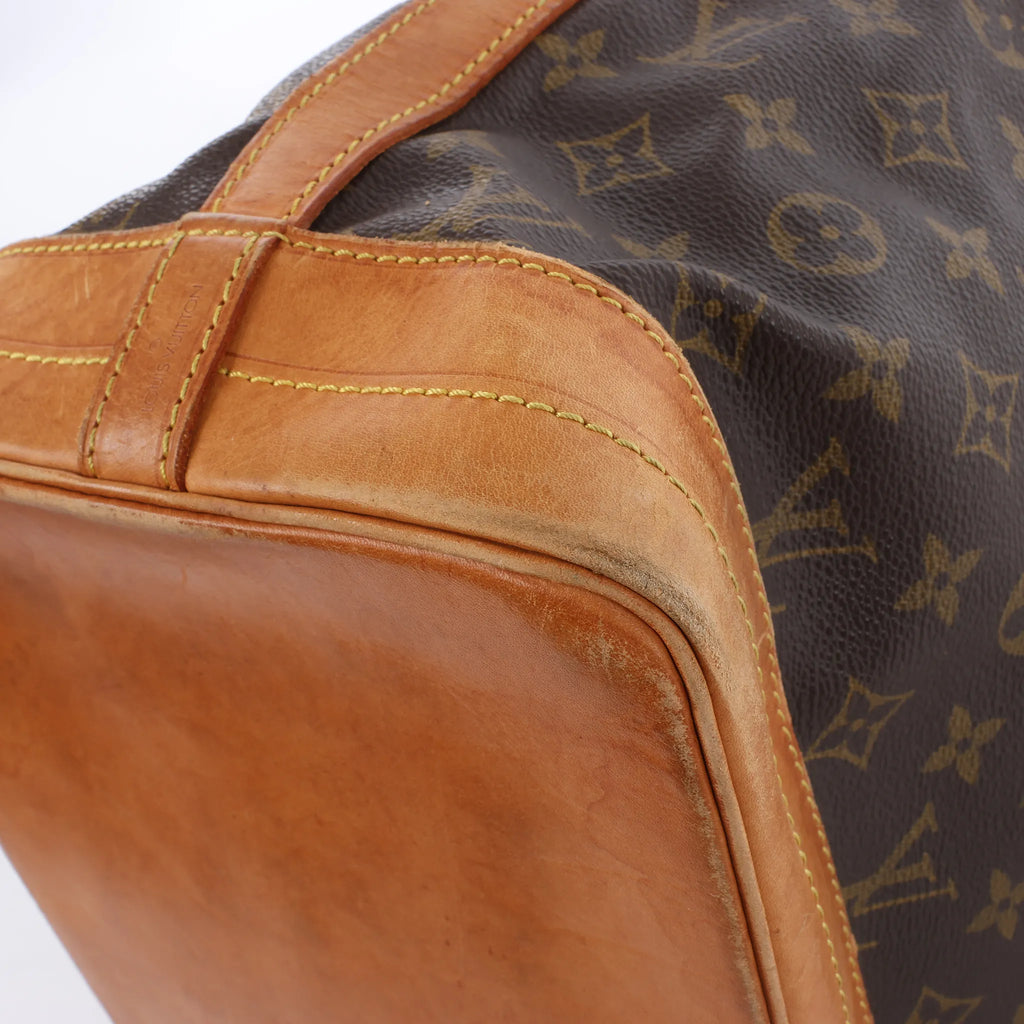 Louis Vuitton Noe Monogram Canvas Shoulder Bag in Brown M40818