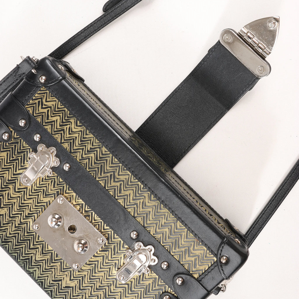 Louis Vuitton Petite Mull Epi Leather Shoulder Bag in Gold x Black M51928