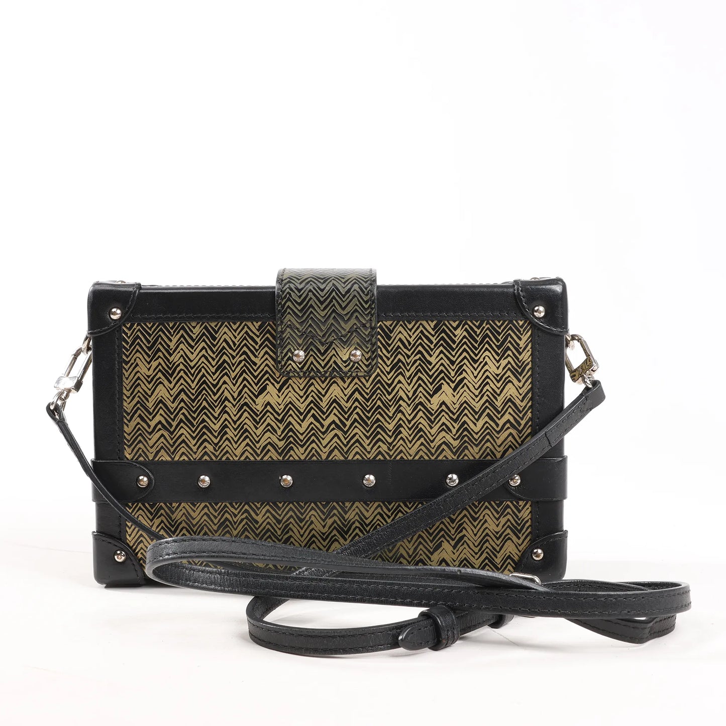 Louis Vuitton Petite Mull Epi Leather Shoulder Bag in Gold x Black M51928