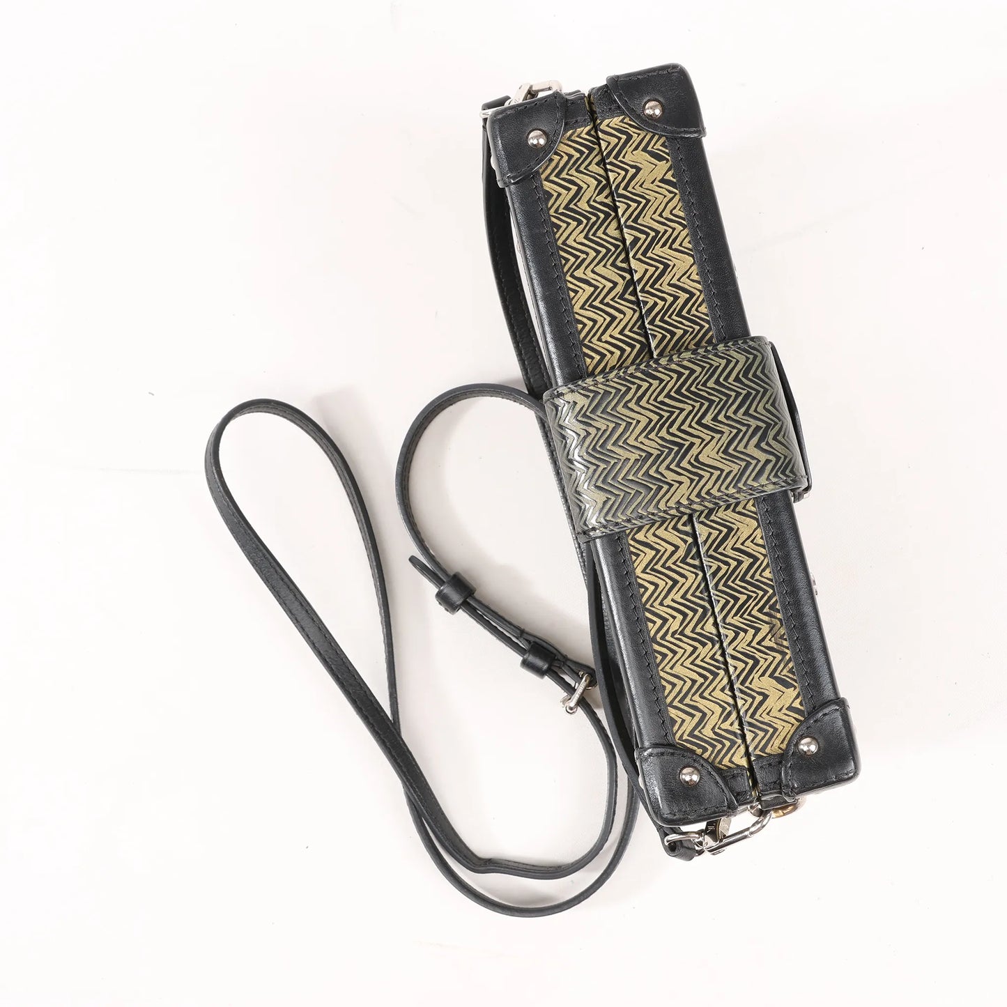 Louis Vuitton Petite Mull Epi Leather Shoulder Bag in Gold x Black M51928