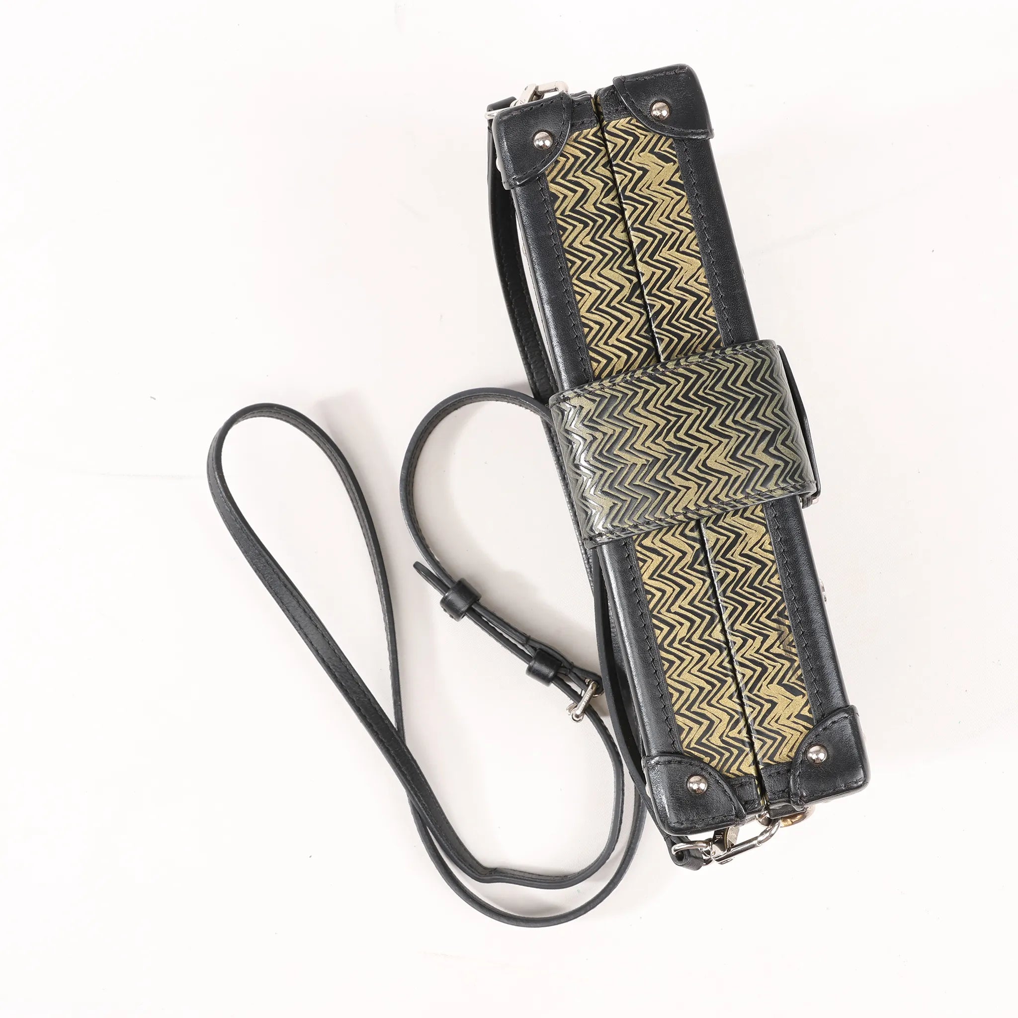 Louis Vuitton Petite Mull Epi Leather Shoulder Bag in Gold x Black M51928