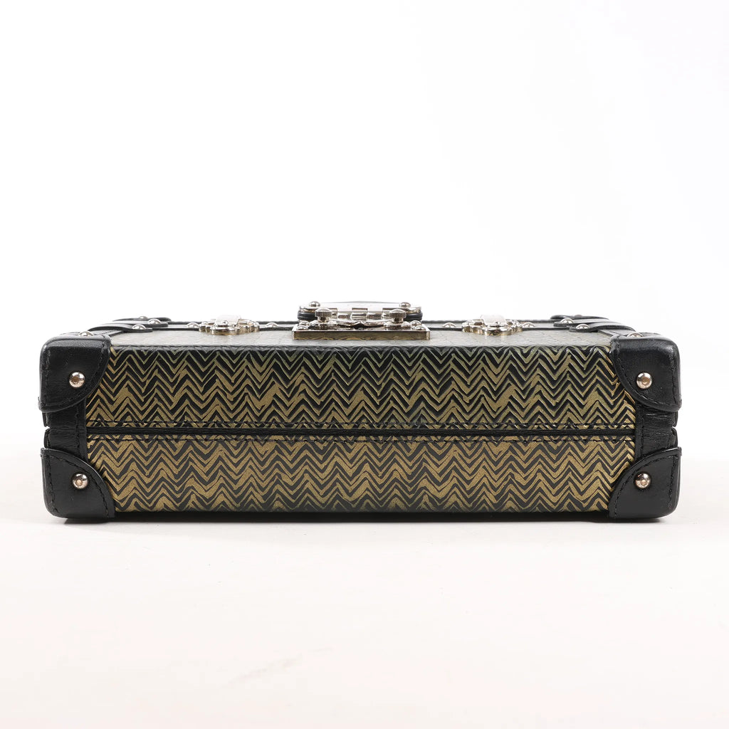 Louis Vuitton Petite Mull Epi Leather Shoulder Bag in Gold x Black M51928
