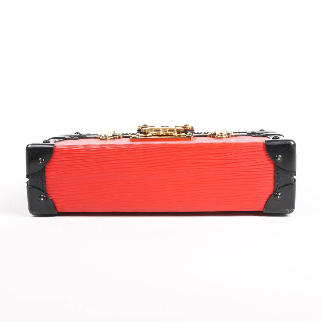 Louis Vuitton Petite Mull Epi Leather Shoulder Bag in Red x Black M54651