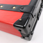Bolso de hombro Louis Vuitton Petite Mull Epi de piel en rojo y negro M54651