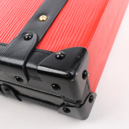 Louis Vuitton Petite Mull Epi Leather Shoulder Bag in Red x Black M54651