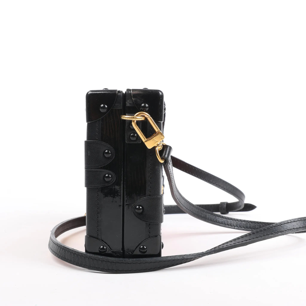 Bolso de hombro Louis Vuitton Petite Mull Epi de piel en rojo y negro M54651