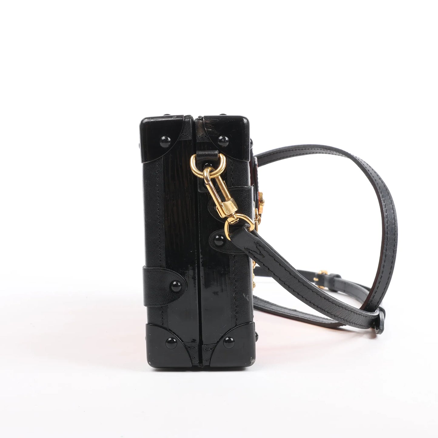 Louis Vuitton Petite Mull Epi Leather Shoulder Bag in Red x Black M54651