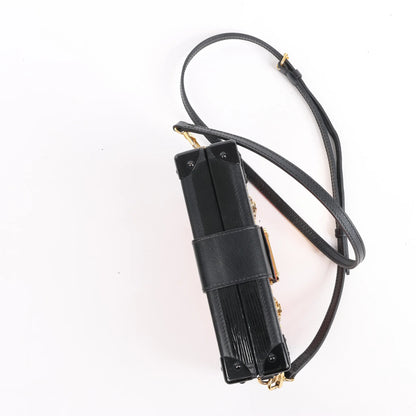 Louis Vuitton Petite Mull Epi Leather Shoulder Bag in Red x Black M54651