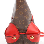 Louis Vuitton Phoenix PM Monogram 2Way Shoulder Bag in Brown x Red M41537