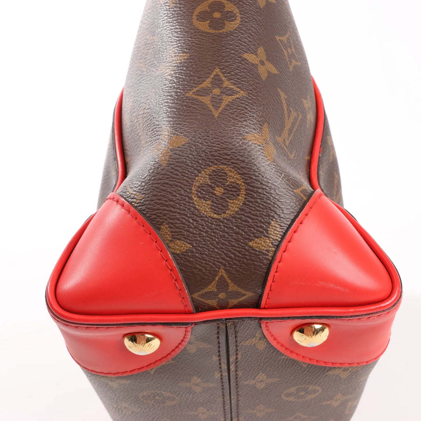 Louis Vuitton Phoenix PM Monogram 2Way Shoulder Bag in Brown x Red M41537