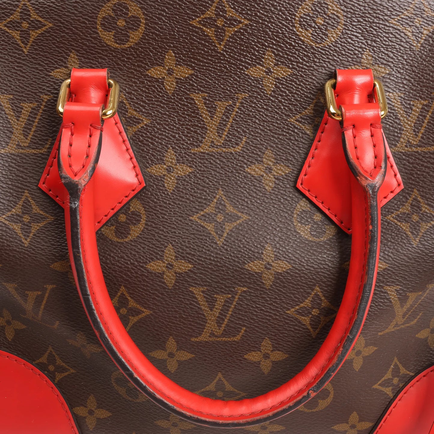 Louis Vuitton Phoenix PM Monogram 2Way Shoulder Bag in Brown x Red M41537