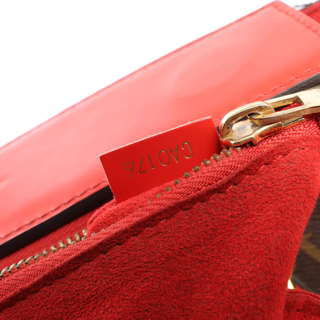 Louis Vuitton Phoenix PM Monogram 2Way Shoulder Bag in Brown x Red M41537