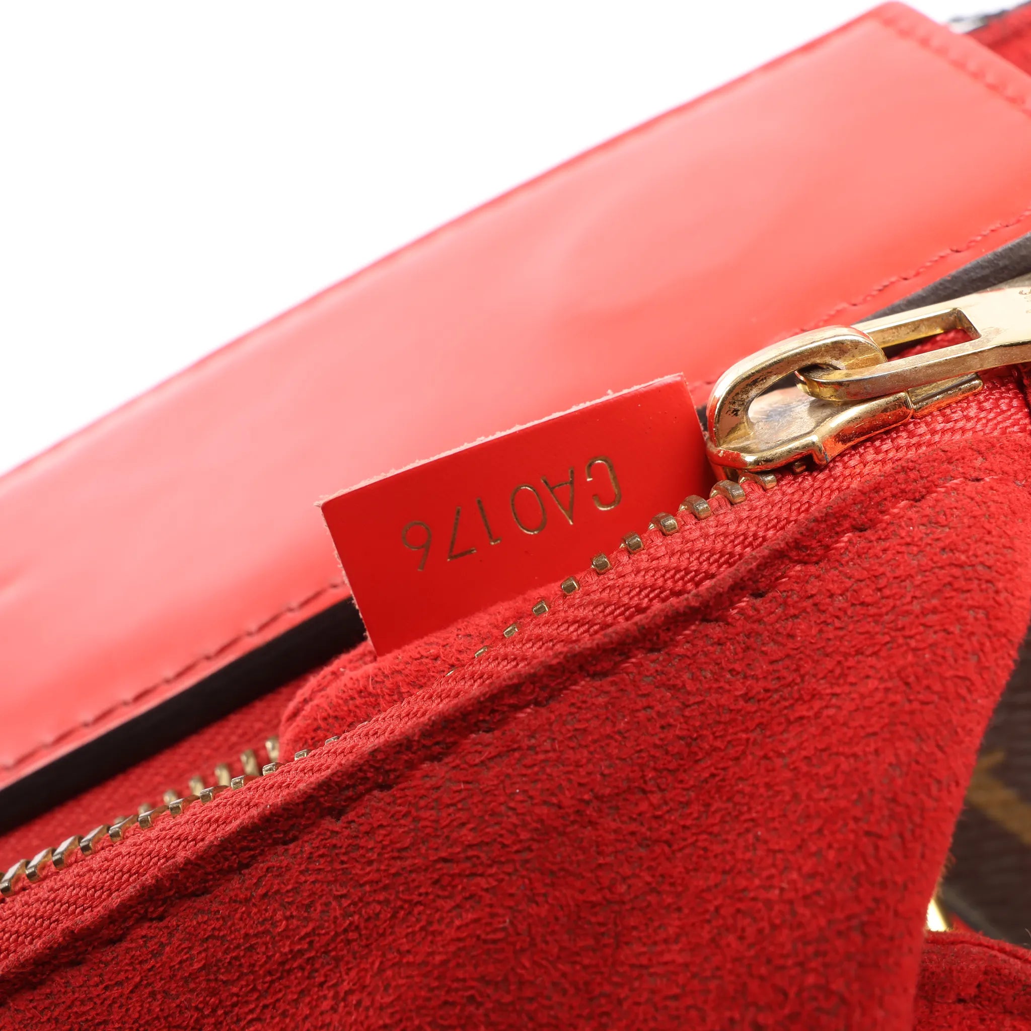 Louis Vuitton Phoenix PM Monogram 2Way Shoulder Bag in Brown x Red M41537