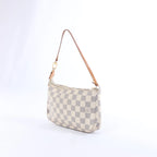 Louis Vuitton Pochette Accessoire Damier Azur Handbag in Beige N51986