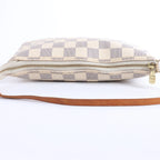 Louis Vuitton Pochette Accessoire Damier Azur Handbag in Beige N51986