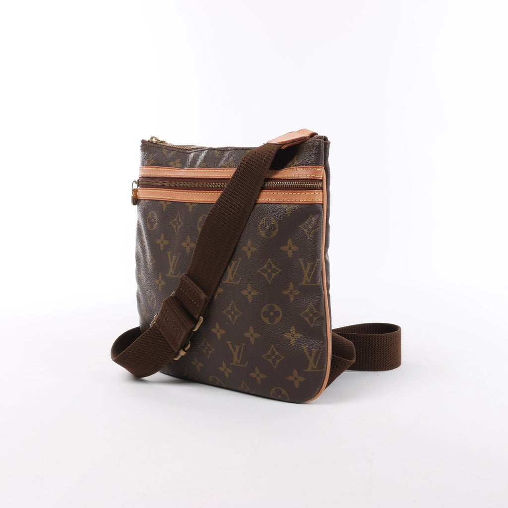 Louis Vuitton Pochette Bosphole Monogram Canvas Crossbody Bag in Brown M40044