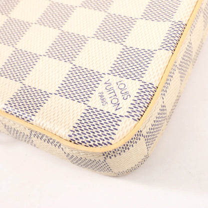 Louis Vuitton Damier Azur Pochette Pochette Félicie Crossbody Bag in Beige N63106