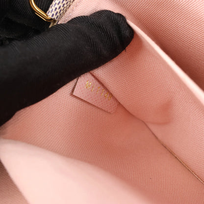 Louis Vuitton Damier Azur Pochette Pochette Félicie Crossbody Bag in Beige N63106