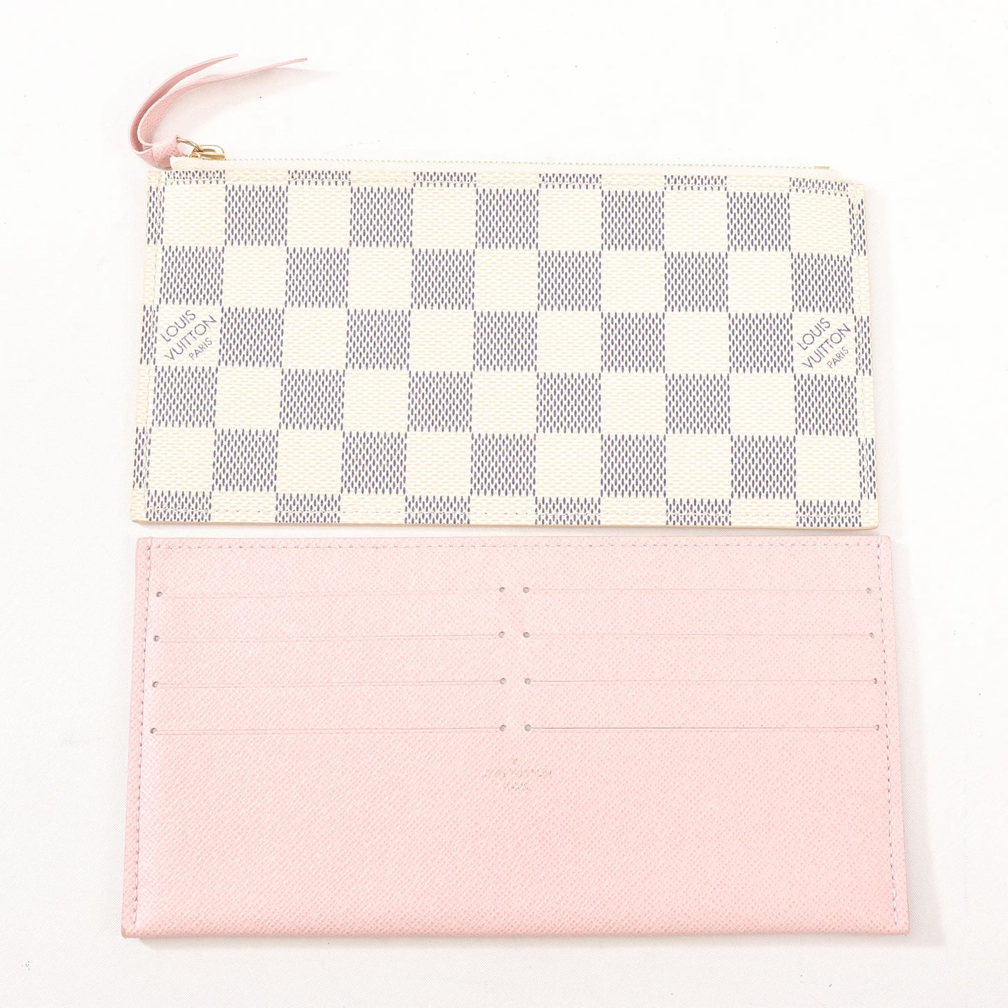 Louis Vuitton Damier Azur Pochette Pochette Félicie Crossbody Bag in Beige N63106