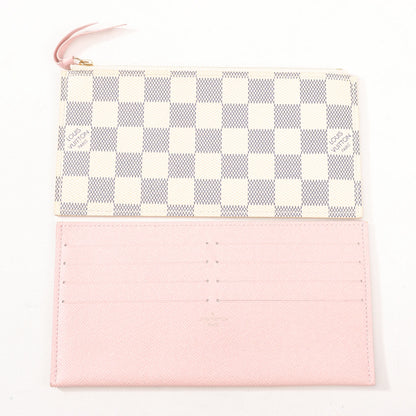 Louis Vuitton Damier Azur Pochette Pochette Félicie Crossbody Bag in Beige N63106