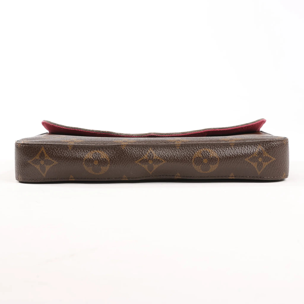 Louis Vuitton Monogram Pochette Pochette Félicie Crossbody Bag in Brown M61276