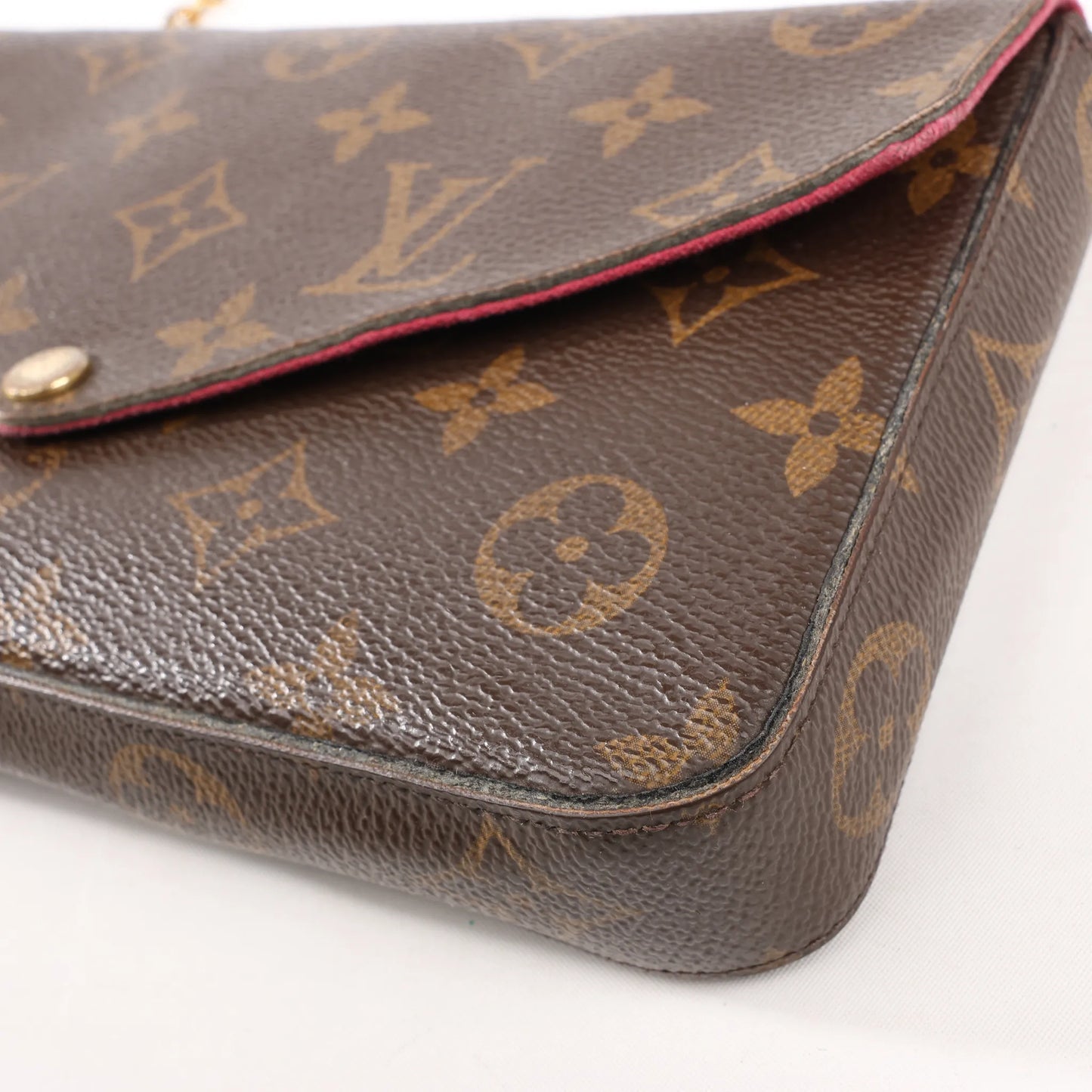 Louis Vuitton Monogram Pochette Pochette Félicie Crossbody Bag in Brown M61276
