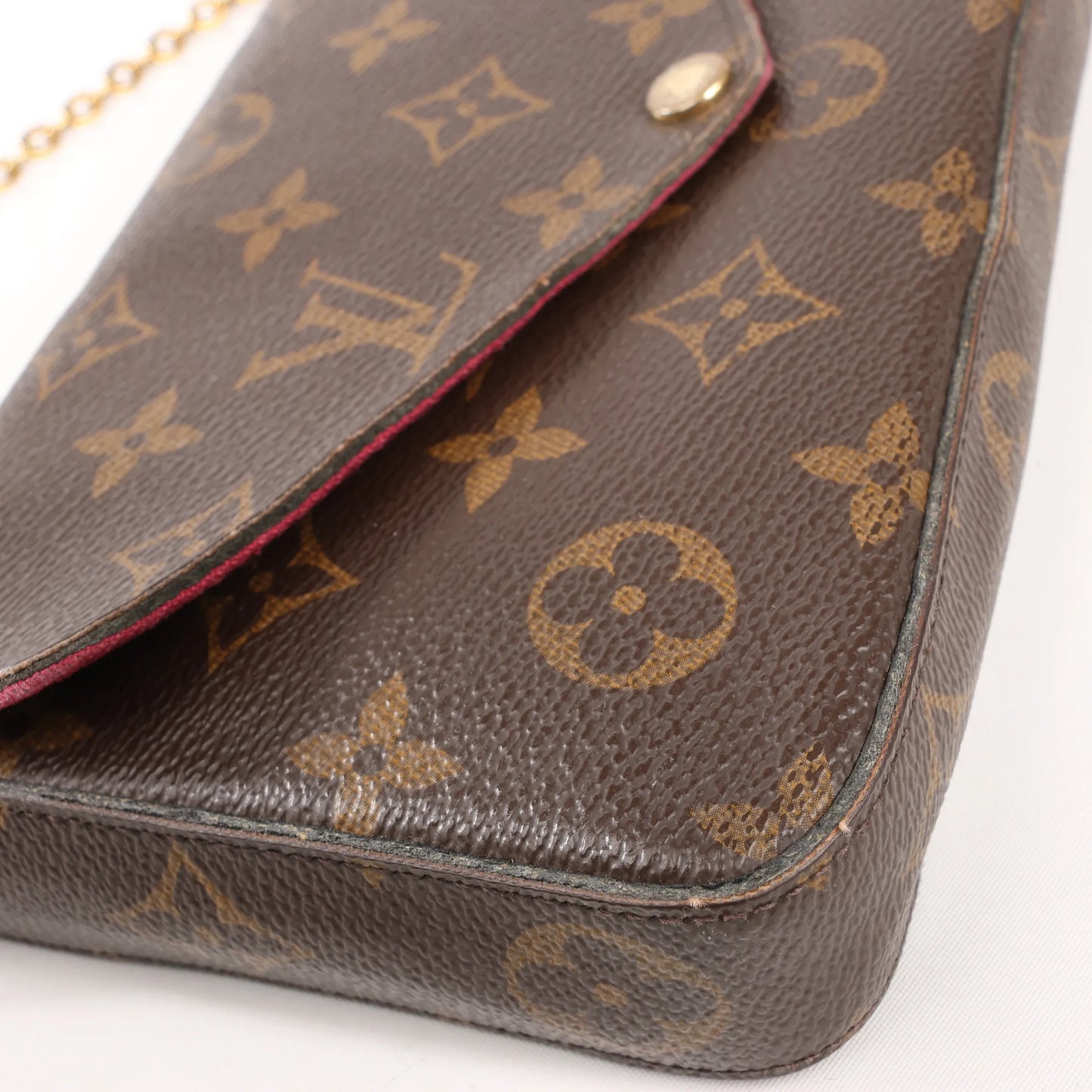 Louis Vuitton Monogram Pochette Pochette Félicie Crossbody Bag in Brown M61276