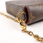 Louis Vuitton Monogram Pochette Pochette Félicie Crossbody Bag in Brown M61276