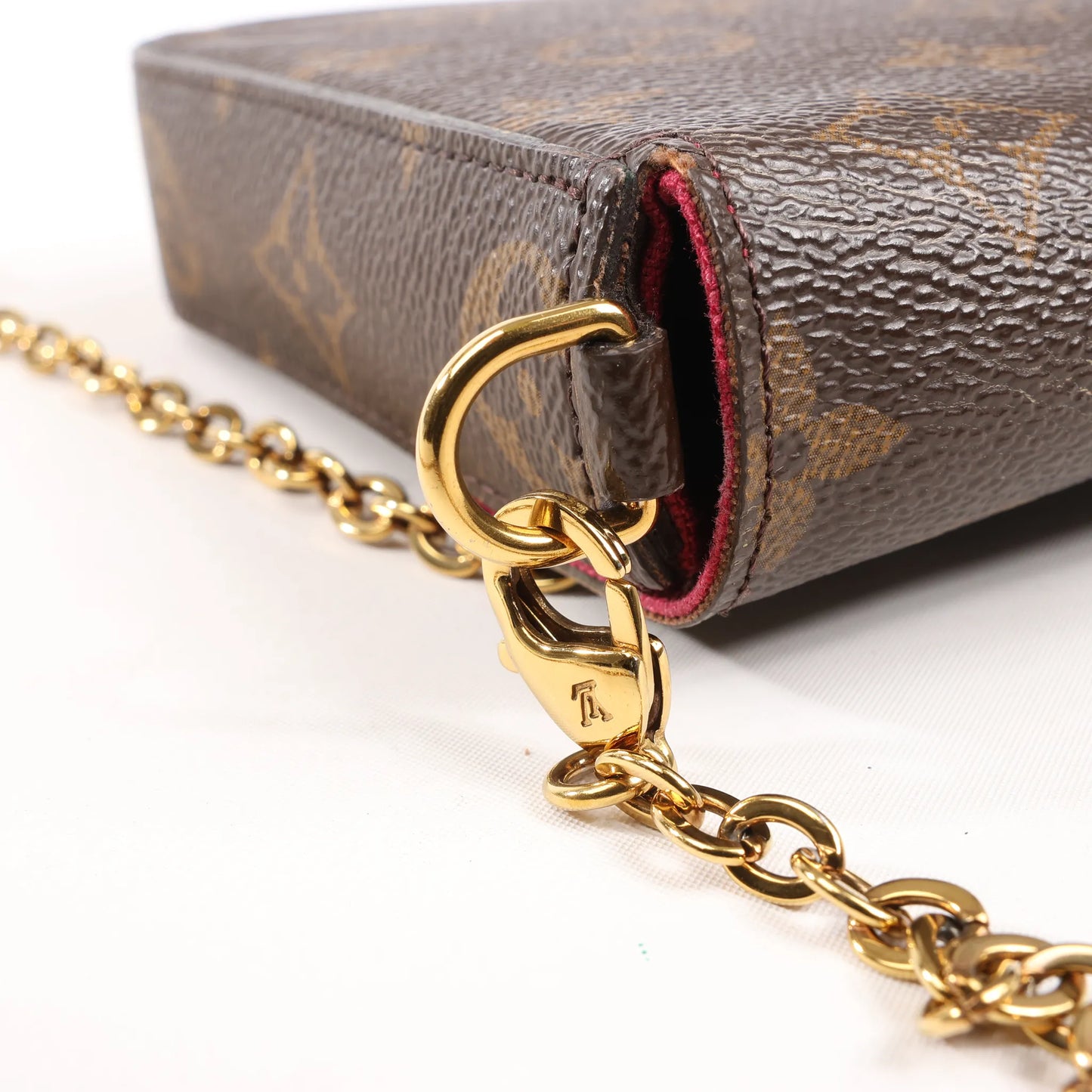 Louis Vuitton Monogram Pochette Pochette Félicie Crossbody Bag in Brown M61276