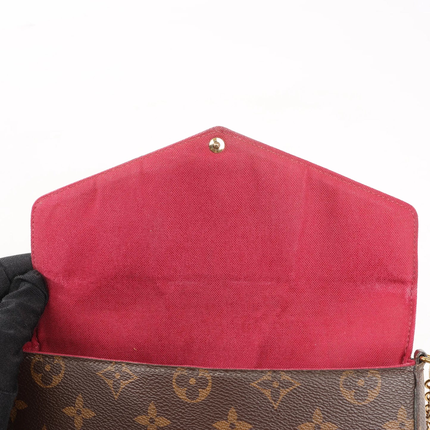 Louis Vuitton Monogram Pochette Pochette Félicie Crossbody Bag in Brown M61276