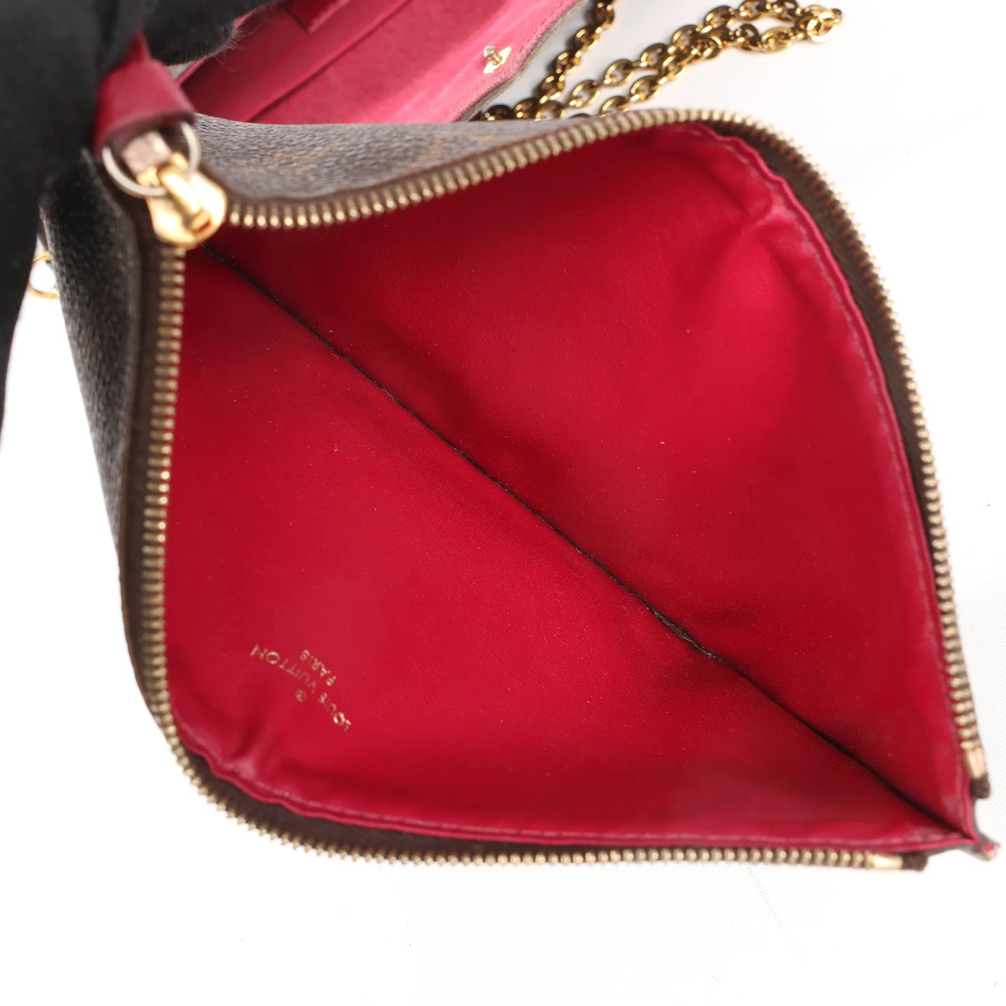 Louis Vuitton Monogram Pochette Pochette Félicie Crossbody Bag in Brown M61276