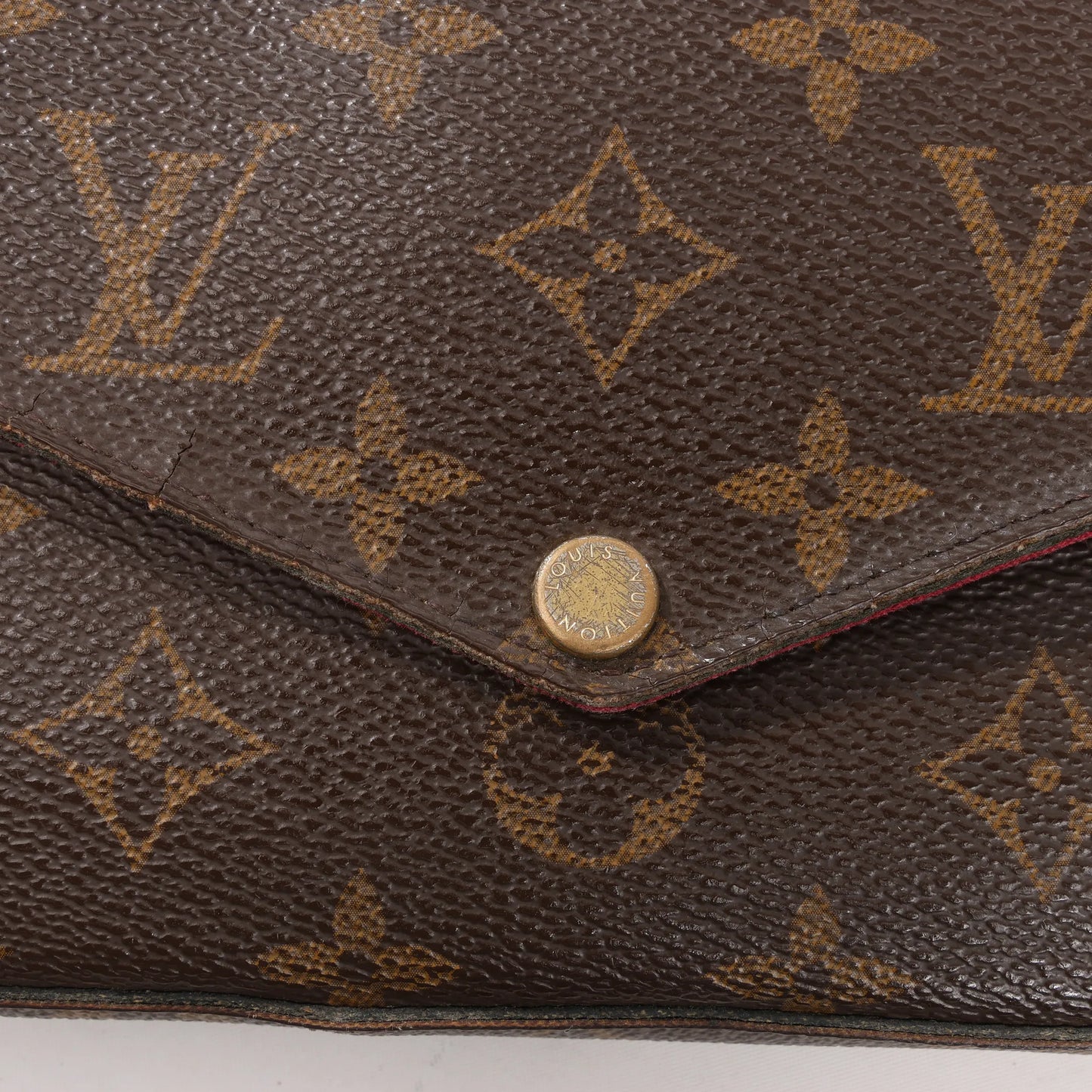 Louis Vuitton Monogram Pochette Pochette Félicie Crossbody Bag in Brown M61276