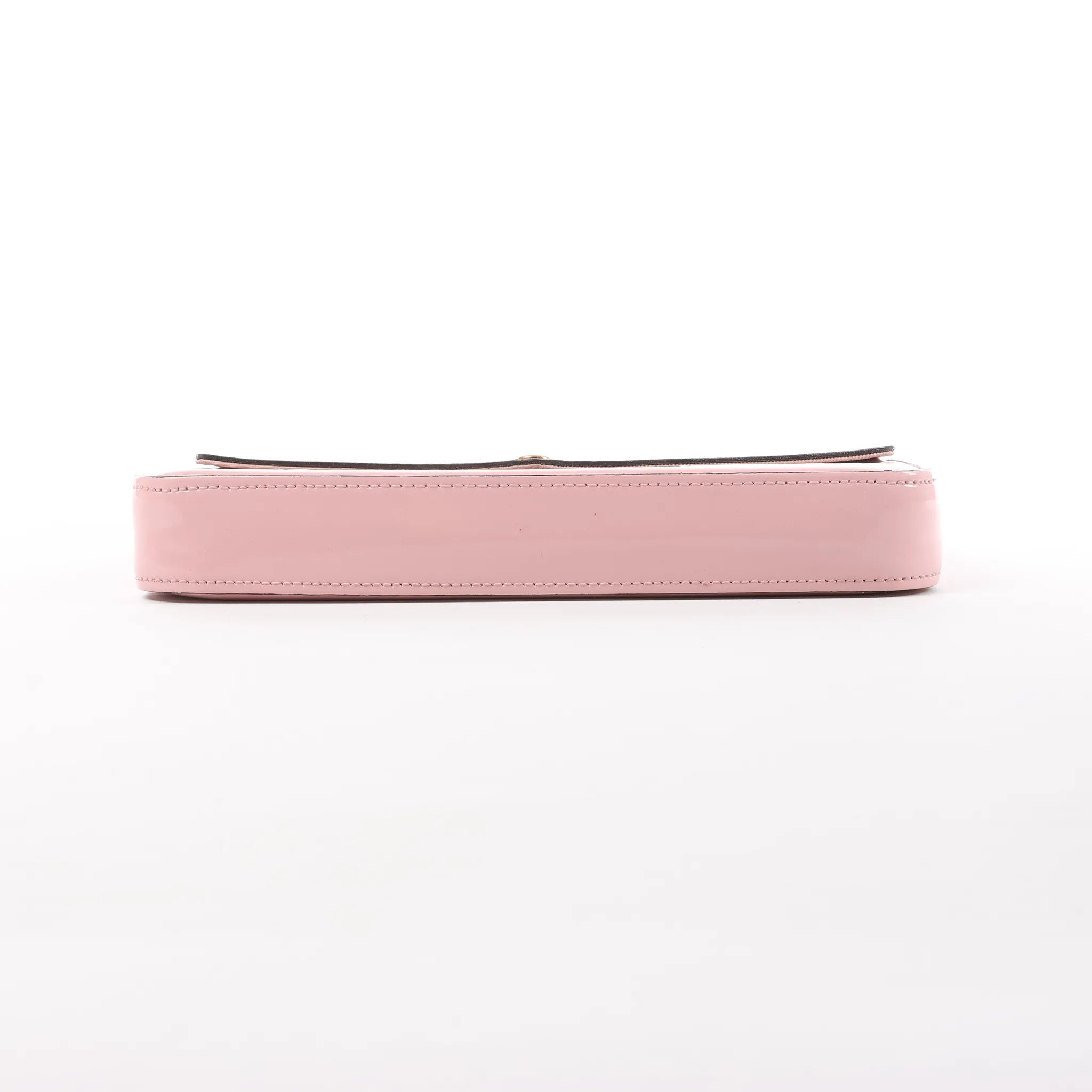 Louis Vuitton Pochette Félicie Vernis Leather Crossbody Bag in Pink