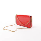 Louis Vuitton Pochette Félicie Vernis Leather Crossbody Bag in Red M61293