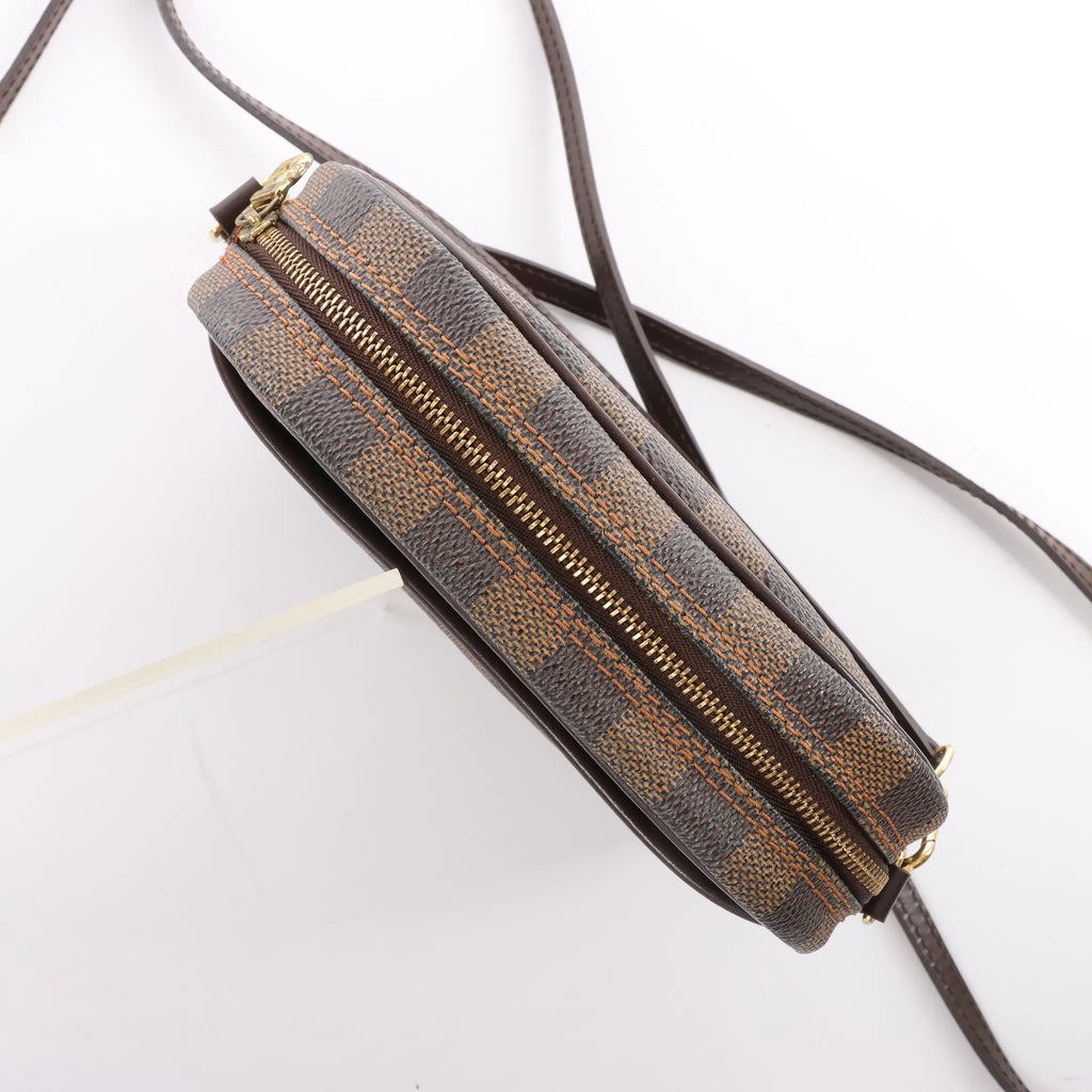 Louis Vuitton Ipanema Pochette Damier Ebene Crossbody Bag in Brown N51296
