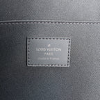 Louis Vuitton Pochette Jules GM Damier Graphite Clutch in Black x Blue N41685