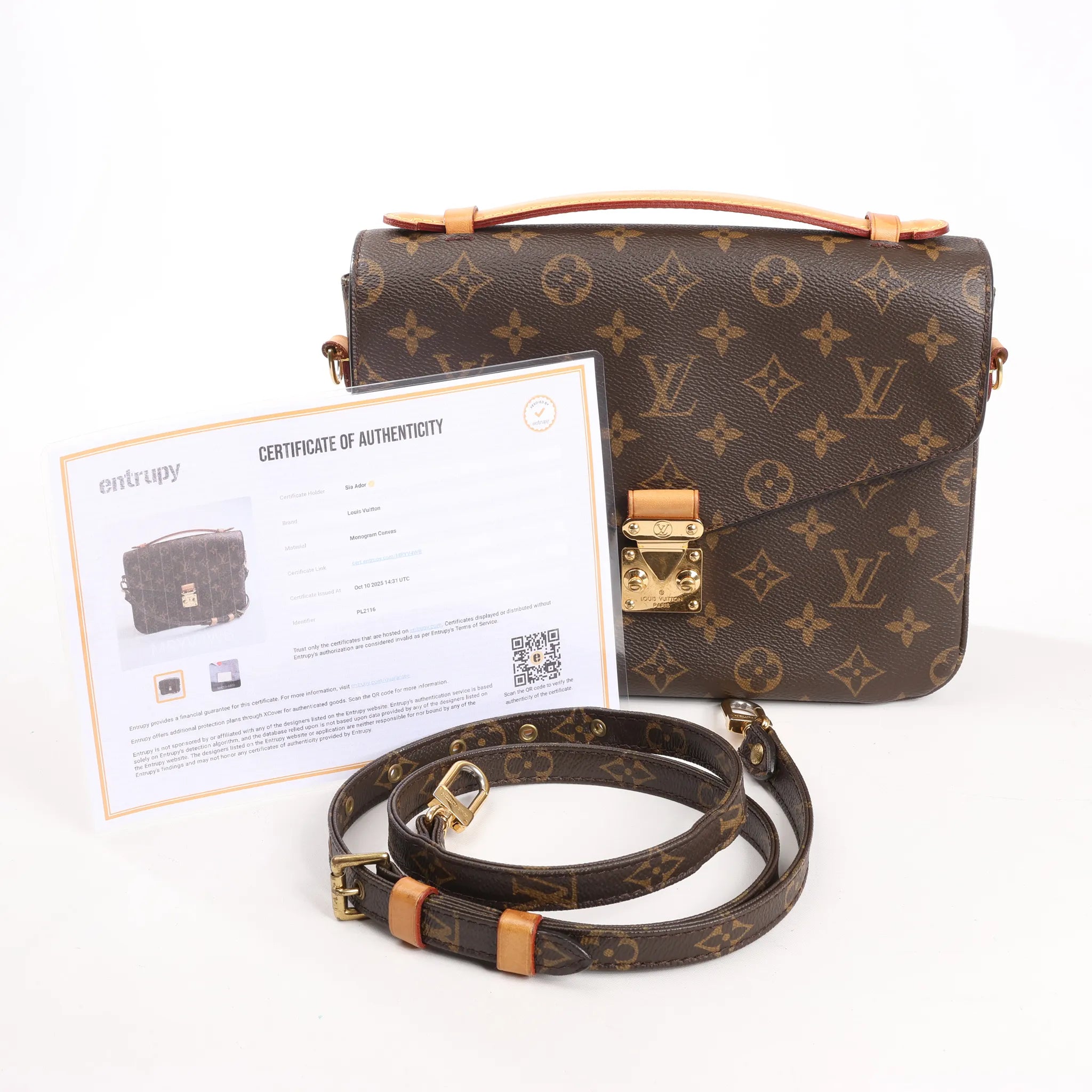 Louis Vuitton Monogram Pochette Metis 2Way Handbag M44875