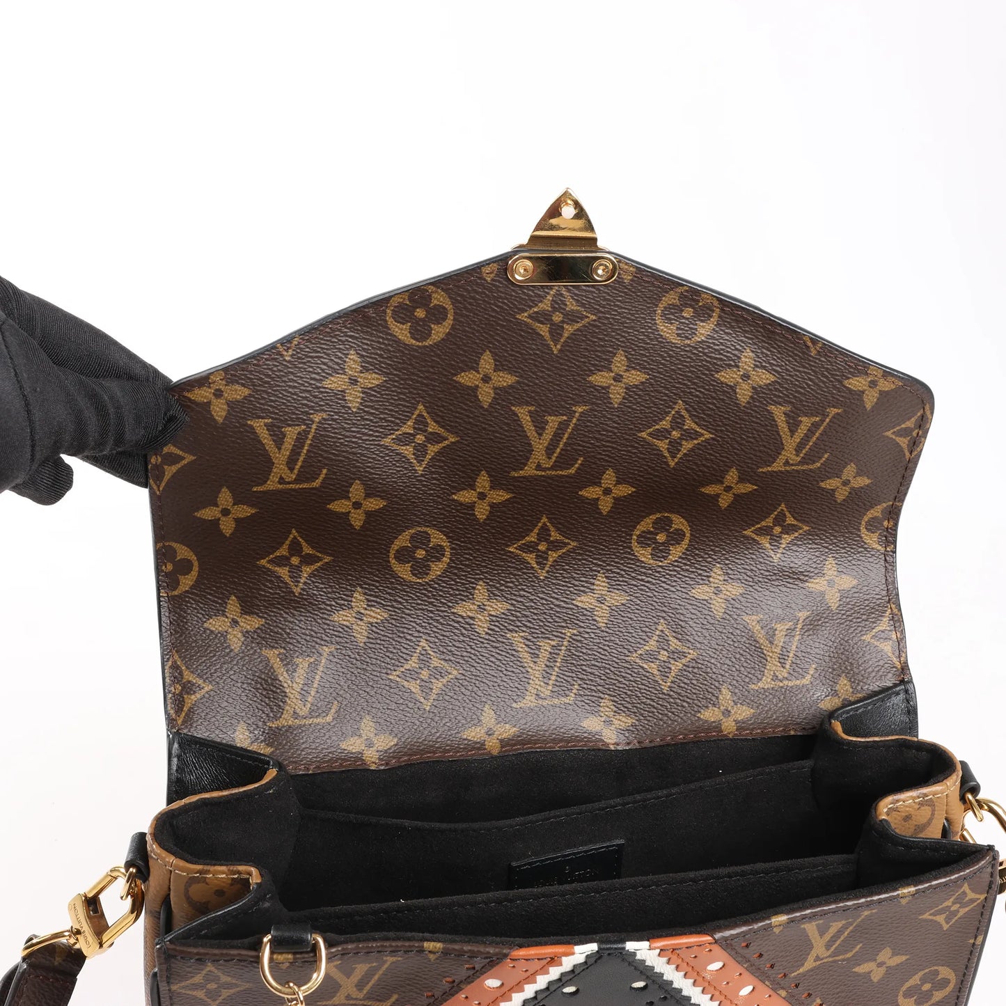 Louis Vuitton Monogram Reverse Pochette Metis MM 2Way Handbag M43488