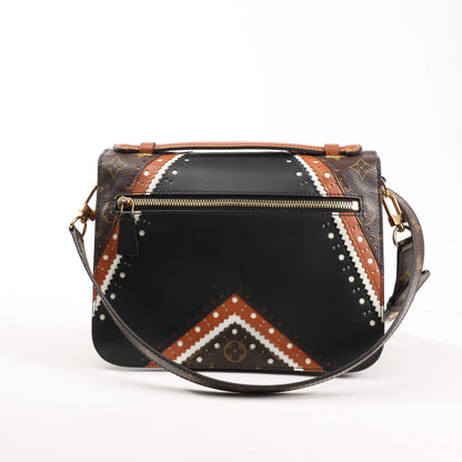 Louis Vuitton Monogram Reverse Pochette Metis MM 2Way Handbag M43488