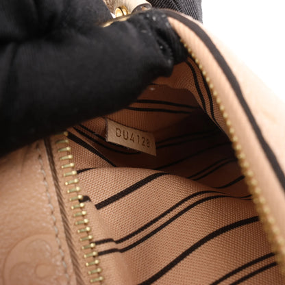 Louis Vuitton Pochette Metis MM Monogram Empreinte Sac à bandoulière en Rose M44300