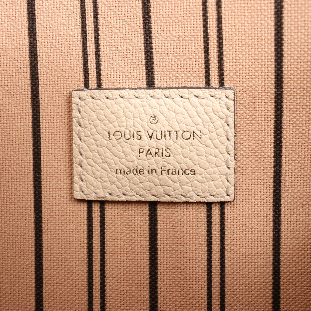 Louis Vuitton Pochette Metis MM Monogram Empreinte Crossbody Bag in Pink M44300