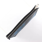 Louis Vuitton Pochette Voyage Damier Graphite Clutch in Black x Blue N62260