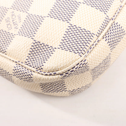 Louis Vuitton Damier Azur Pochette Accessoire Handbag in Beige N41207
