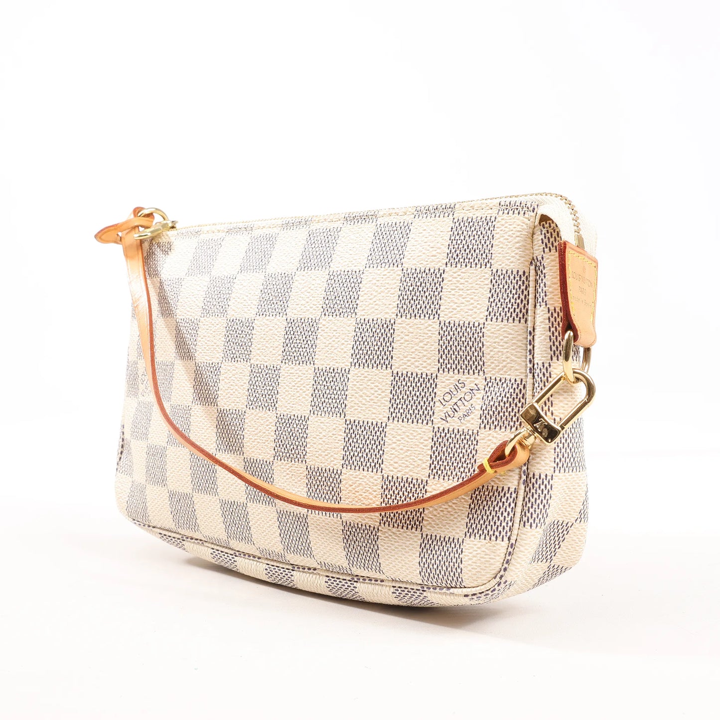 Louis Vuitton Damier Azur Pochette Accessoire Handbag in Beige N41207