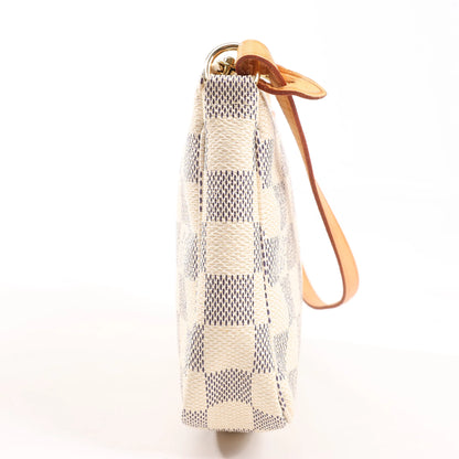 Louis Vuitton Damier Azur Pochette Accessoire Handbag in Beige N41207