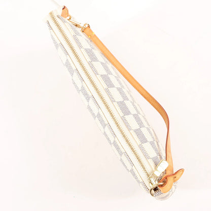 Louis Vuitton Damier Azur Pochette Accessoire Handbag in Beige N41207
