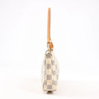 Louis Vuitton Pochette Accessoire Damier Azur Handbag in Beige N41207