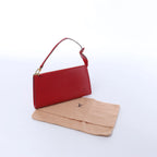 Louis Vuitton Pochette Accessoire Epi Leather Handbag in Red M52947