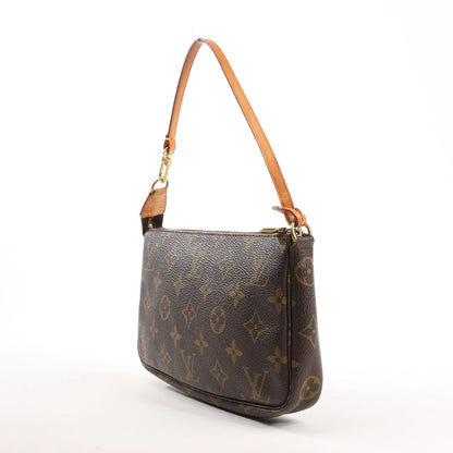 Louis Vuitton Pochette Accessoir Monogram Canvas Handbag in Brown M51980