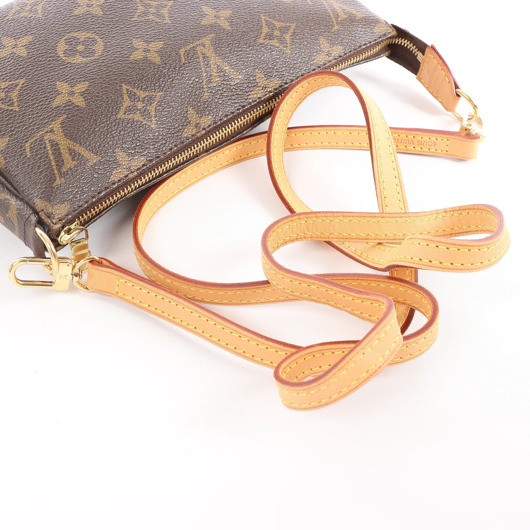 Louis Vuitton Pochette Accessoir Monogram Canvas Crossbody Bag in Brown M51980